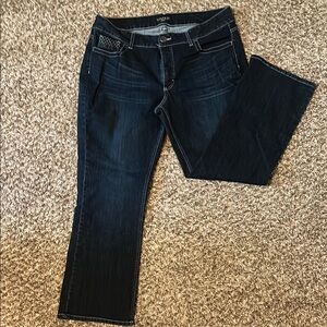 Riders by Lee Blue Boot Cut Jeans with Subtle Fading